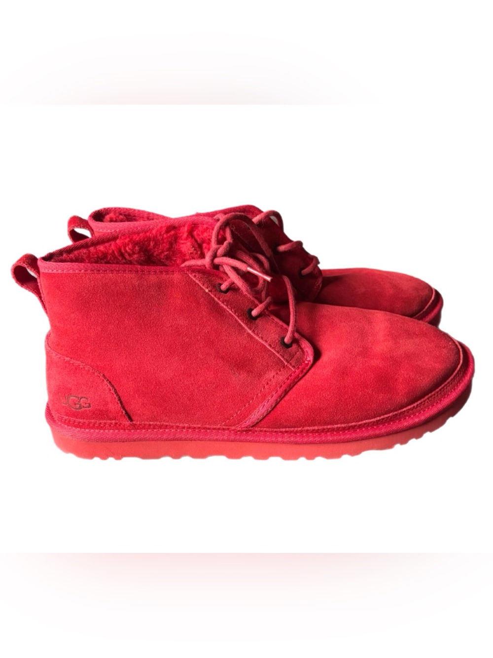 UGG Men's Red Suede Chukka Boots